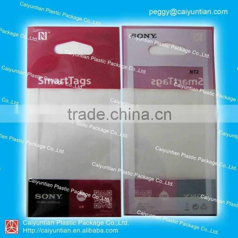 hanging plastic bags / card bags