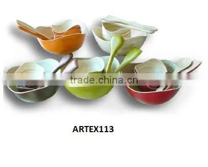 vietnam bamboo lacquer vase for home decor