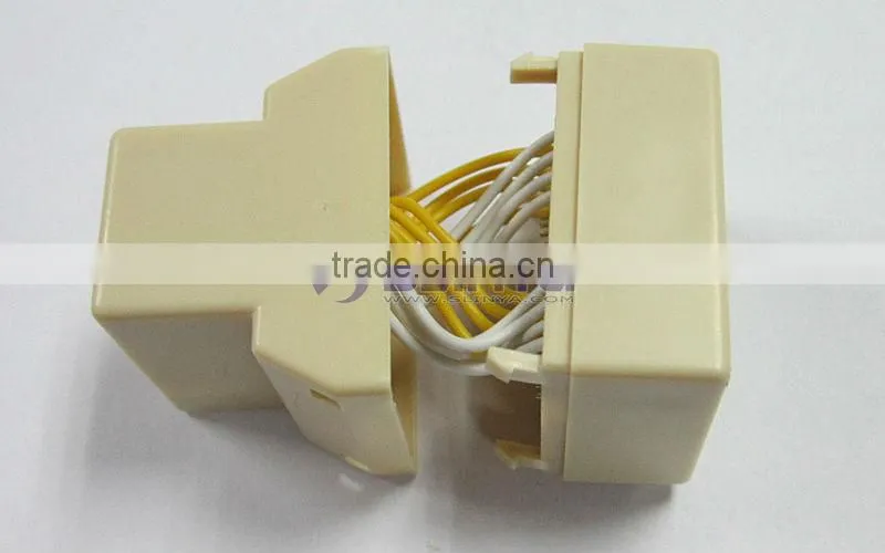 RJ45 Network Cable 1-to-2 Female-Female Spliter Coupler 8P8C