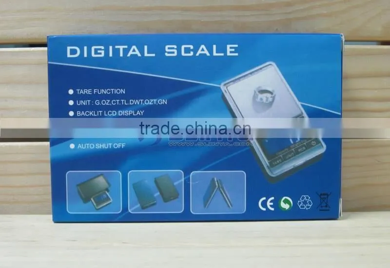 100g to 1000g Capacity 0.1g/0.01g Blue LCD Display DS16 Digital Scale