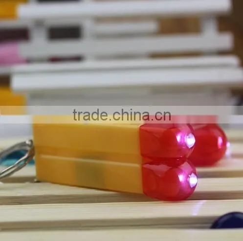 Personalized creative matches key chain mobile phone chain for souvenir gifts promotional gifts
