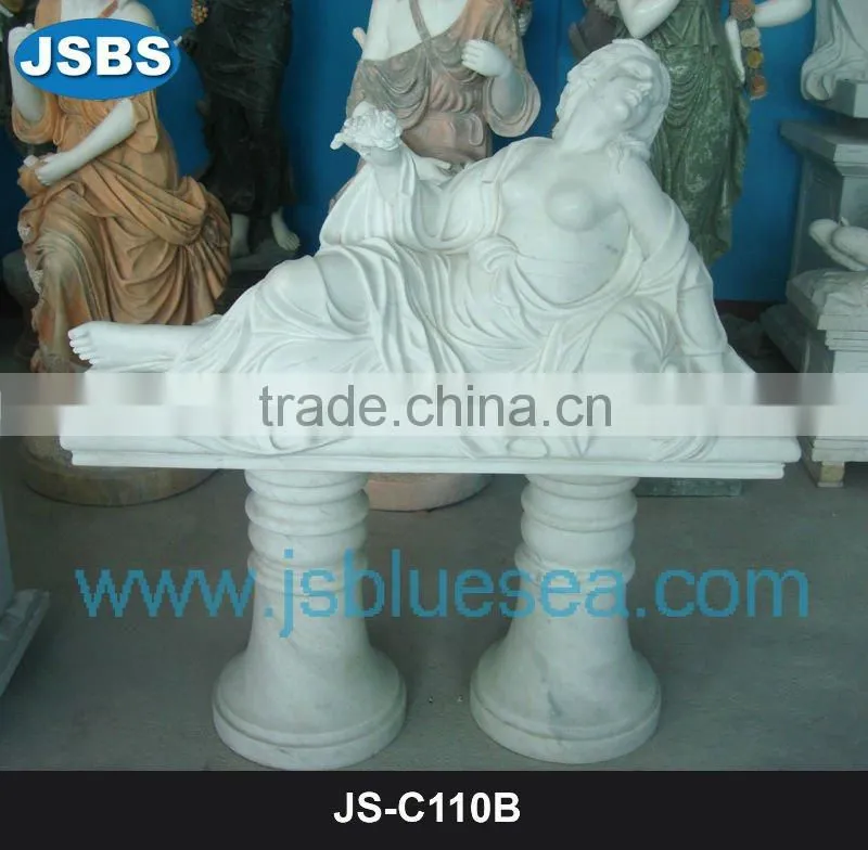 Stone nude lady statue