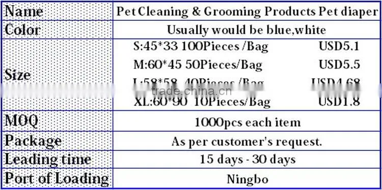 Necessary Pet Cleaning & Grooming Products Pet diaper