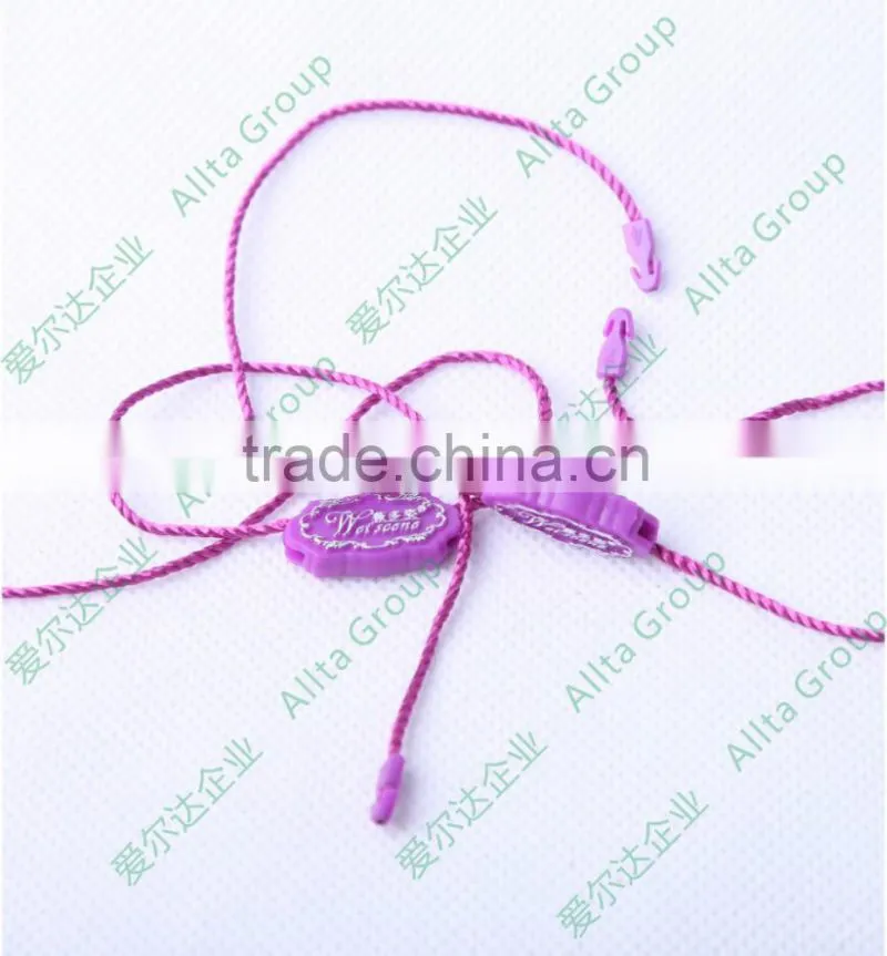 clothing plastic string seal tags