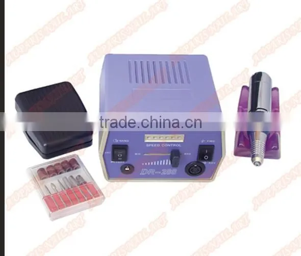 Electric Nail Drill Glazing Manicure Tool File Machine with Foot Pedal 1492 +EU plug/US plug