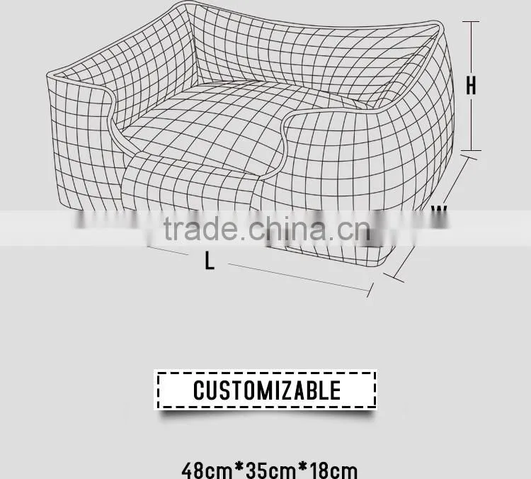 FASHION design and large space dog bed directly export from china