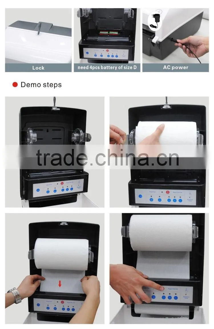 commercial jumbo roll electric toilet paper dispenser
