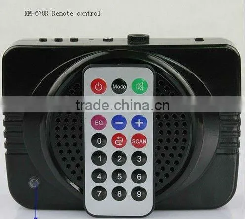 USB/SD/TF function and Mic In function loudspeaker with 30 W