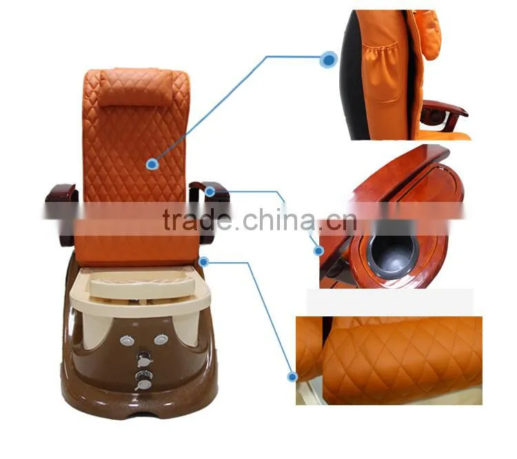 Pipless whirpooling pedicure whirlpool pump