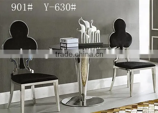Dining room furniture elegant PVC table chair (CT-806# CY-610#)