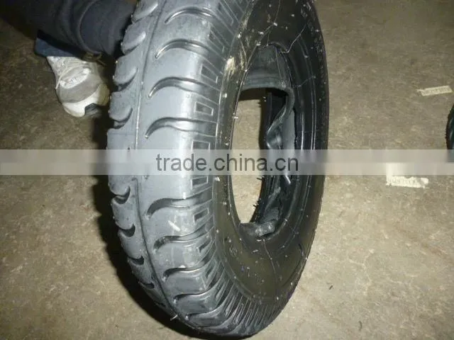 High Quality manufacturer rubber wheel barrow tire 350 8