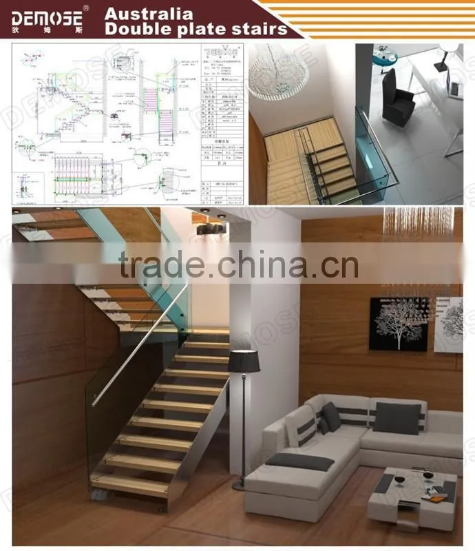 Space Saver Straight Stairs with Open Risers