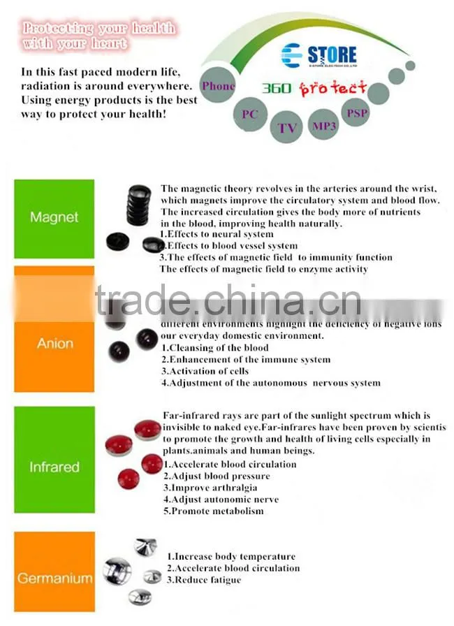 Bio Scalar Energy Sticker Mobile Phone Anti Radiation Sticker Manufacturer