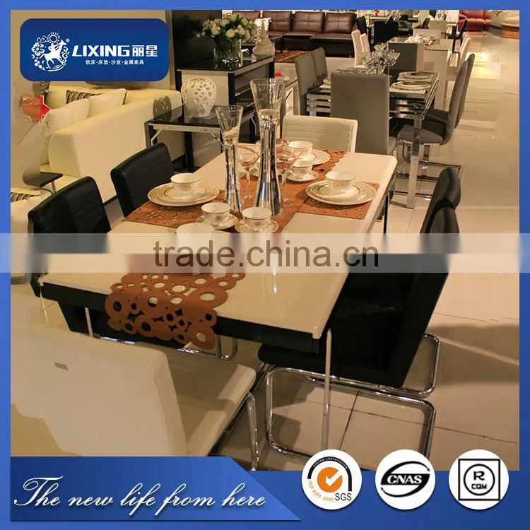LT912+LY831#most popular marble inlay dining table top