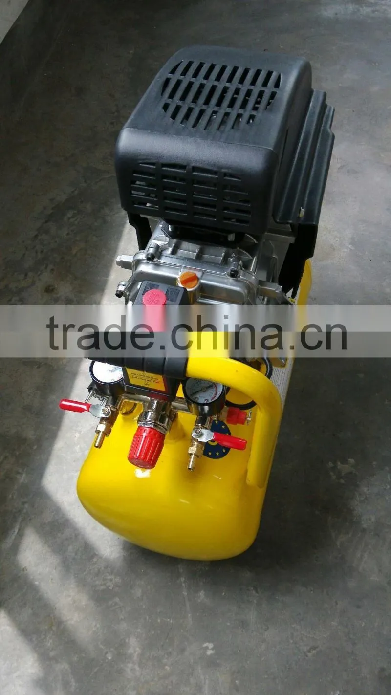 2HP 50L direct driven portable yellow color air compressor