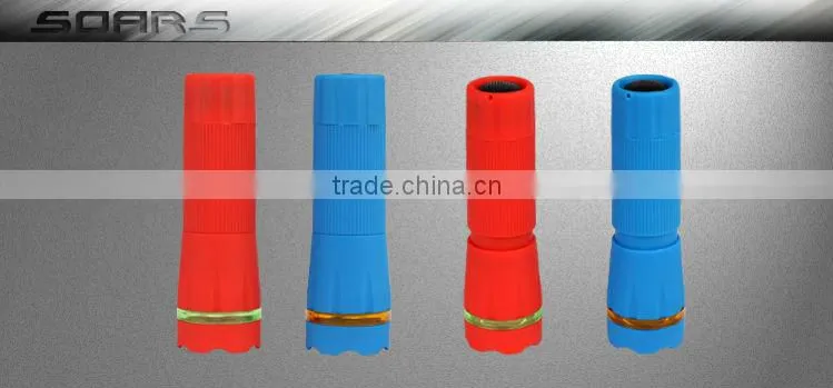 Plastic LED flashlight ABS Adjustable zoom flashlight 3AAA led zoom flashlight