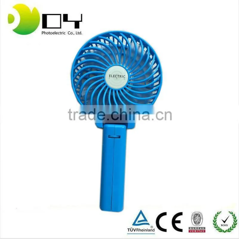 rechargeable Fans Handheld Mini Fan Battery Operated Electric Personal Fans with Foldable Fans Hand Bar Desktop Fan Hand Fans
