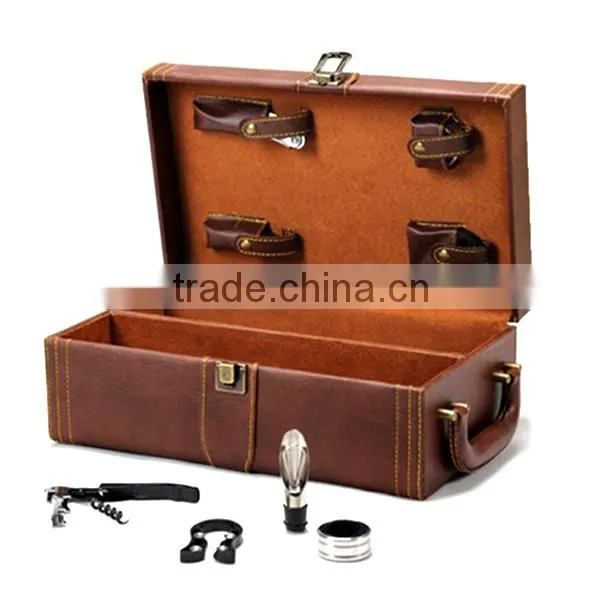 Leather Wine Presentation Box