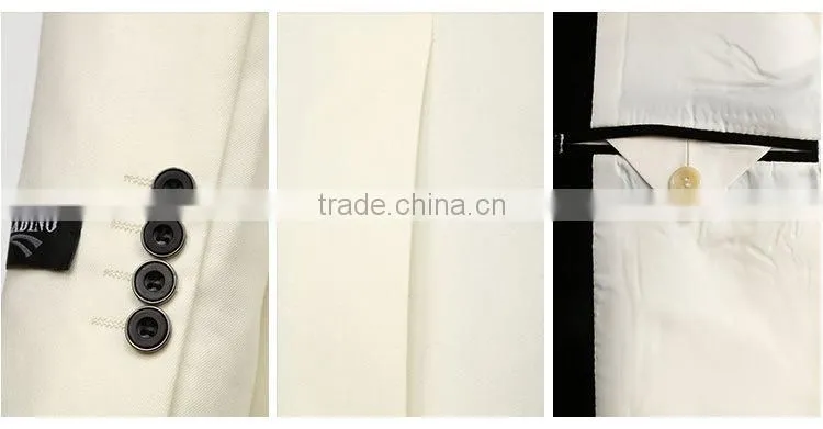 New Fashion Mens Slim Fitted Blazer Stylish white blazer with one buttton