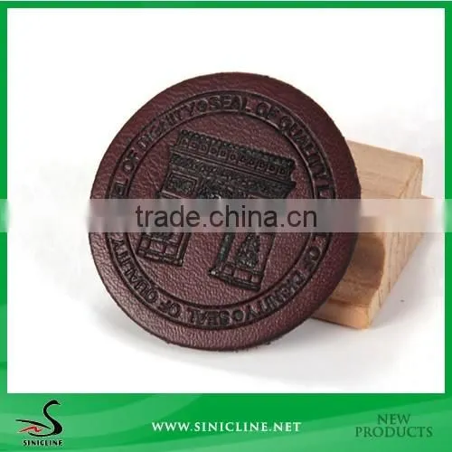 Sinicline 2016 hot selling high quality jeans leather label