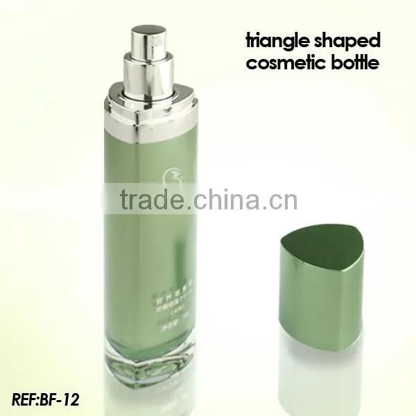 15ml 30ml 50ml Blue Triangle Acrylic Skin Care Lotion Bottle for Cosmetics