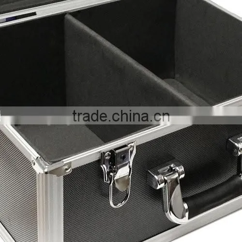 Professional DJ Black Flight Case Record Box for 7inch Singles