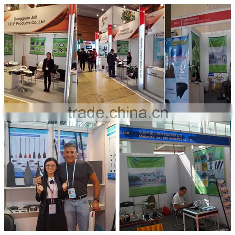 Reinforced Plastic Fiberglass GRP / FRP profiles, High strength FRP pipe, Anti-Electric FRP tube with Pultrusion