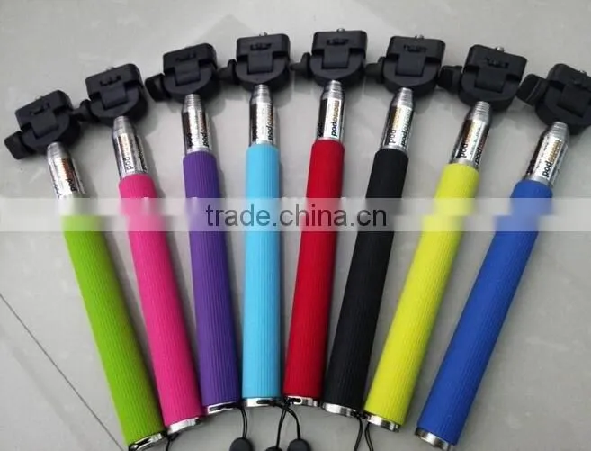 Wireless mobile phone monopod
