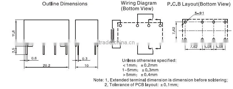 Mini Relay 12v