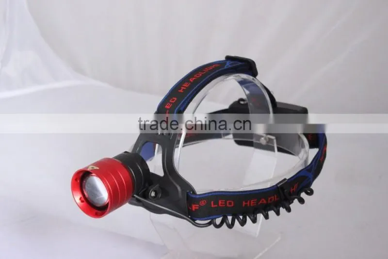 2015 high power aluminum rechargeable led headlamp