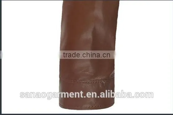 Handcrafted sheep leather jackets for men wholesale