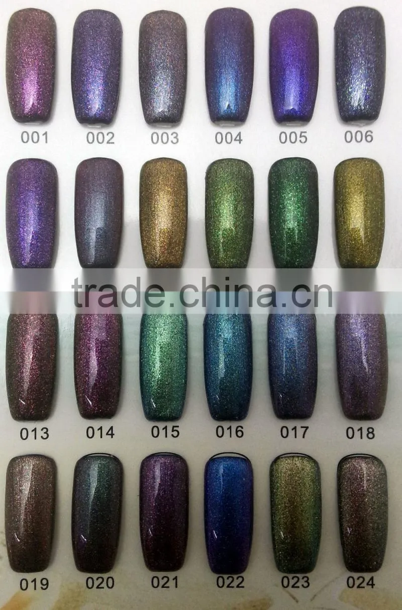 1KG shining chameleons effect color change soak off UV gel nail polish