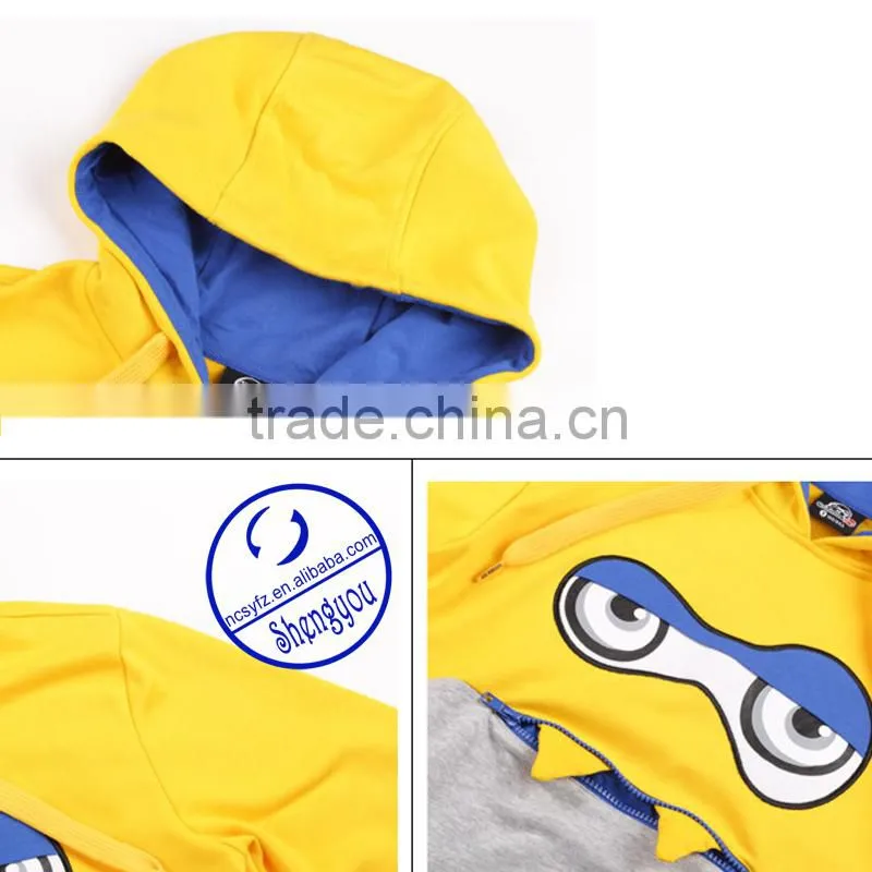 100% cotton custom wholesale plain pullover hoodies