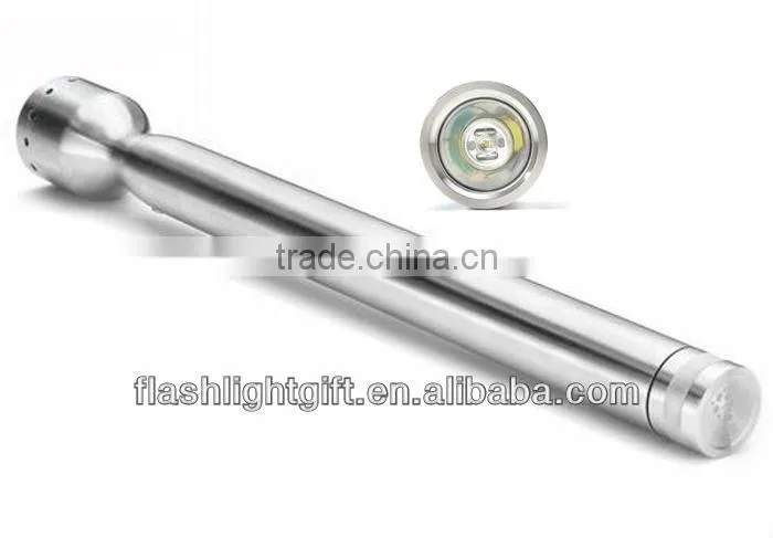 cree q5 stainless over length flashlight