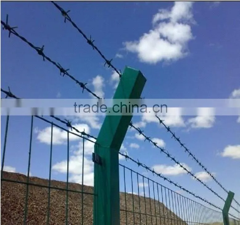 Guangzhou manufacture barbed wire roll price fence