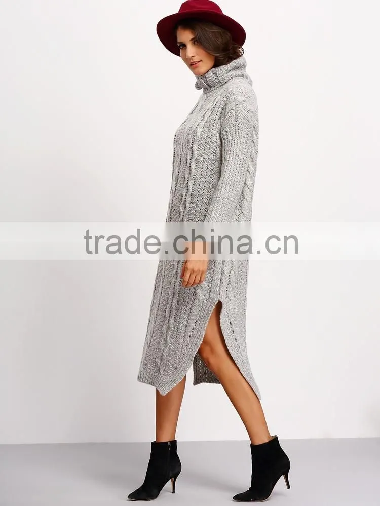 CASUAL WINTER DRESS WOMEN SWEATER DRESS