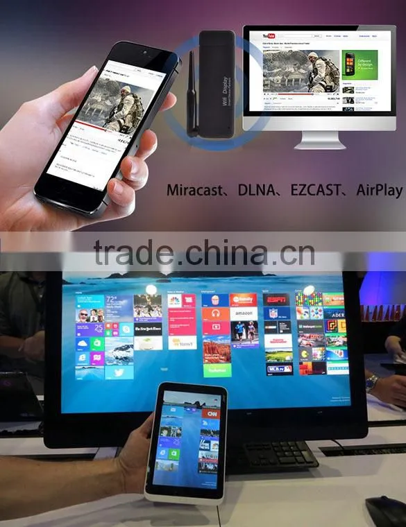 Smart TV Receiver Stick Wifi Display Dongle For Android or IOS SV003948