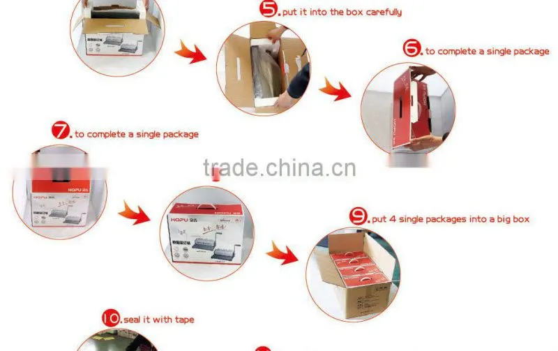 HOPU wire book binding double loop wire machine