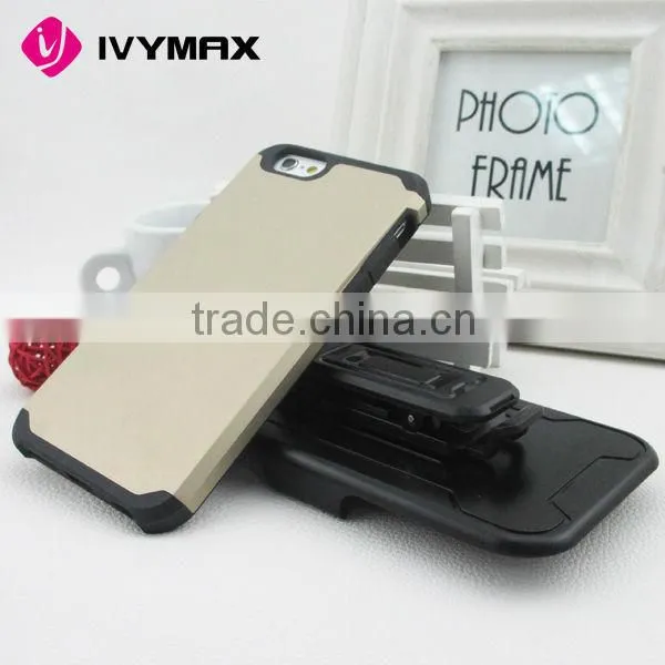 Perfect Fit Holster Combo Mobile Phone Case for Apple Iphone 6 New Product