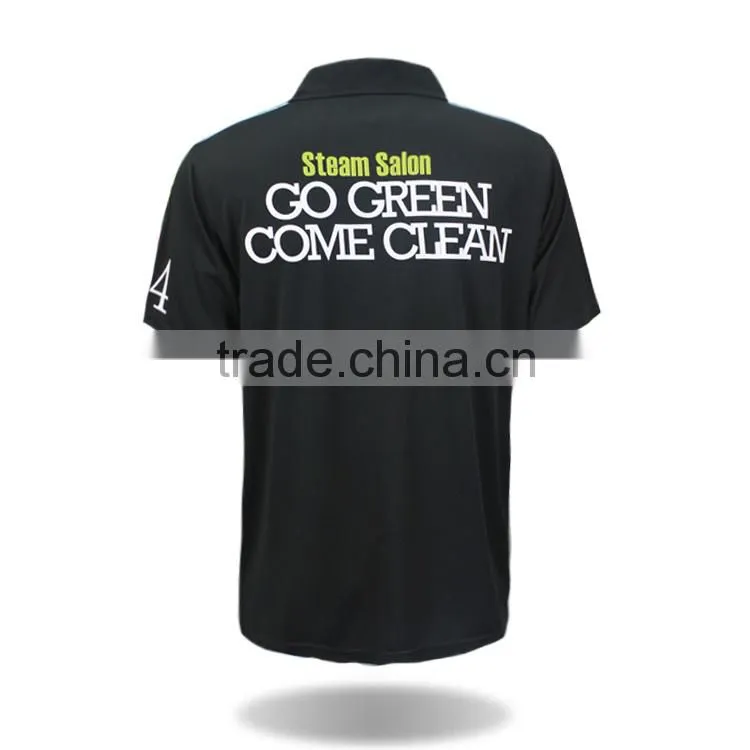 2015 new coming pattern design sublimated 100% polyester sports polo t-shirt small order