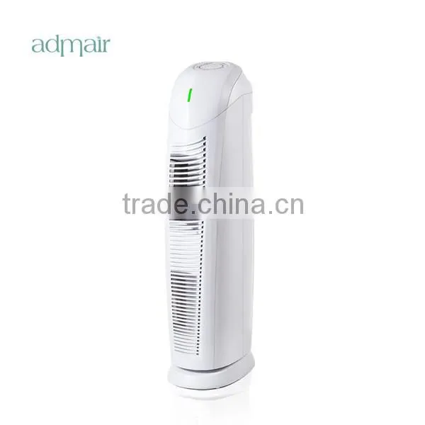 High CADR air purifier with True HEPA, Negative ionizer and UV Sanitizer, 28 inch tower
