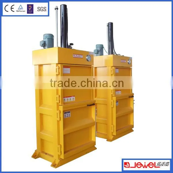 Electric button control vertical baler, waste paper baler, plastic baler