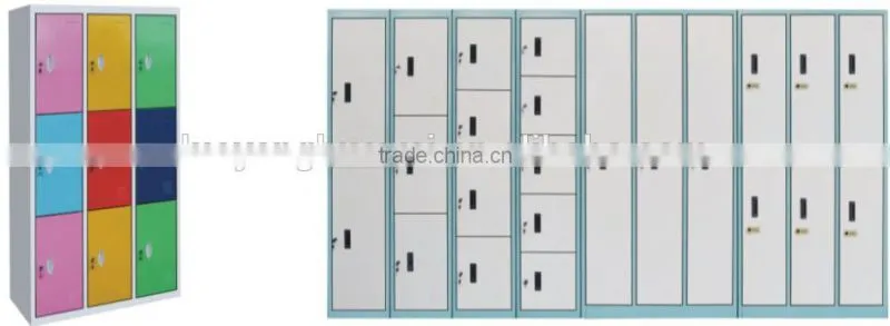 hot sale 5-layer metal KD wardrobe locker with five colors design