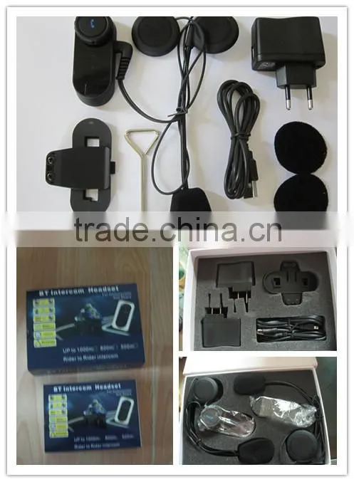 Bluetooth helmet headset motorcycle intercom waterproof, wireless intercom system
