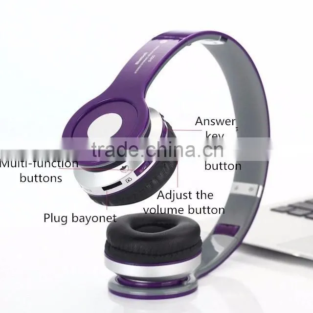 NEW Wireless Bluetooth Headphones for Mobile Phone Tablet PC FM Radio TF Card Headset Fidelity Bass Sports Headset S450 Earphone