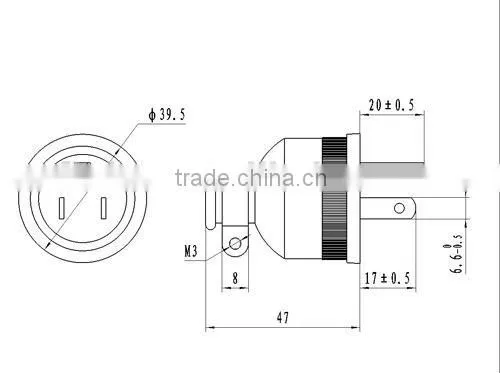 electrical plug (US Plug 20A )