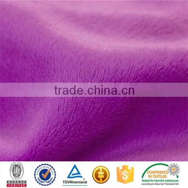 washable micro velvet fabric minky fabrics