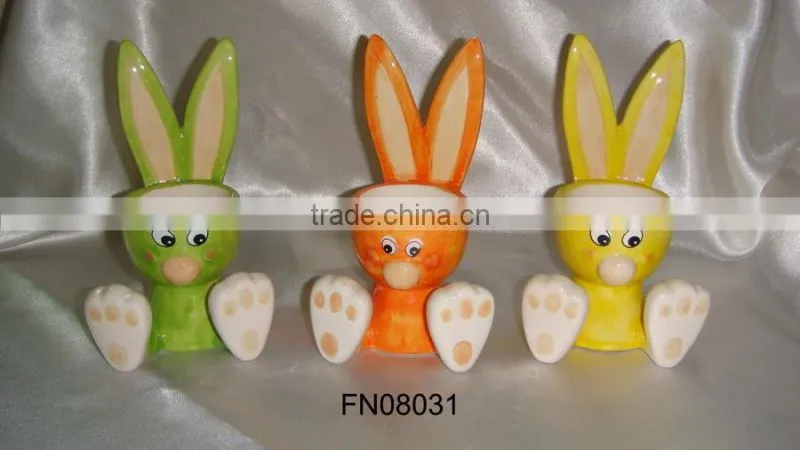 Easter day ceramic animal egg cup