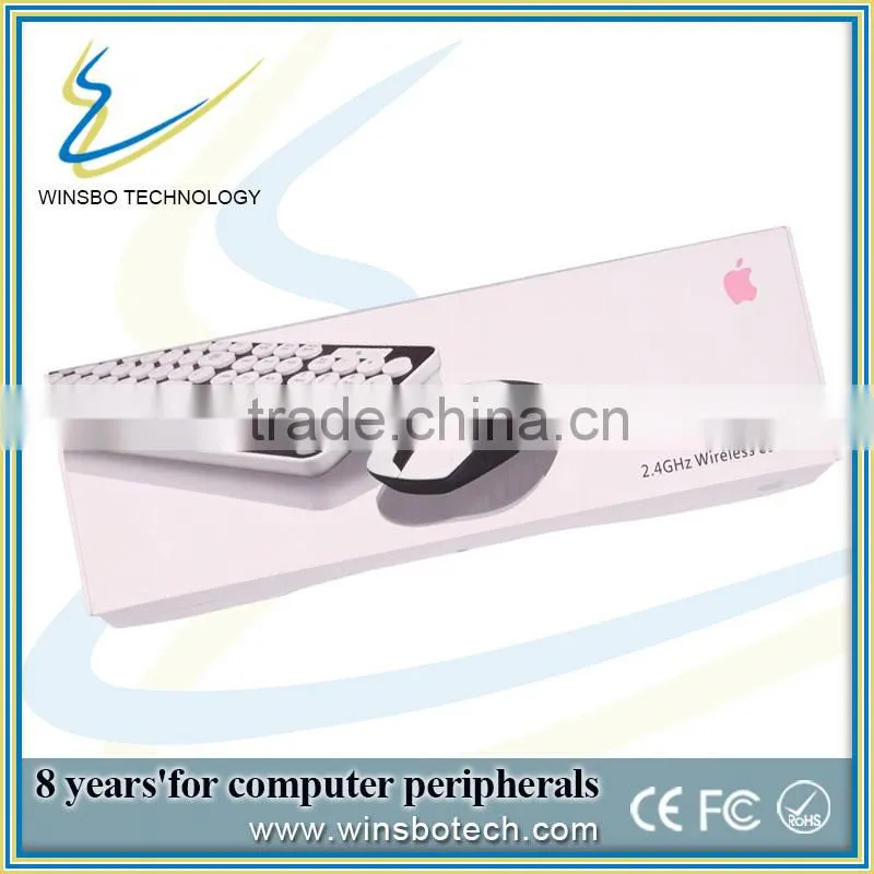 newest 2.4G mini wireless keyboard and mouse for ipad/ cheap wireless keyboard and mouse