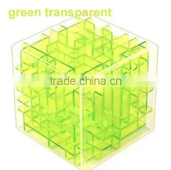 solid color 3d puzzle cube maze puzzle game